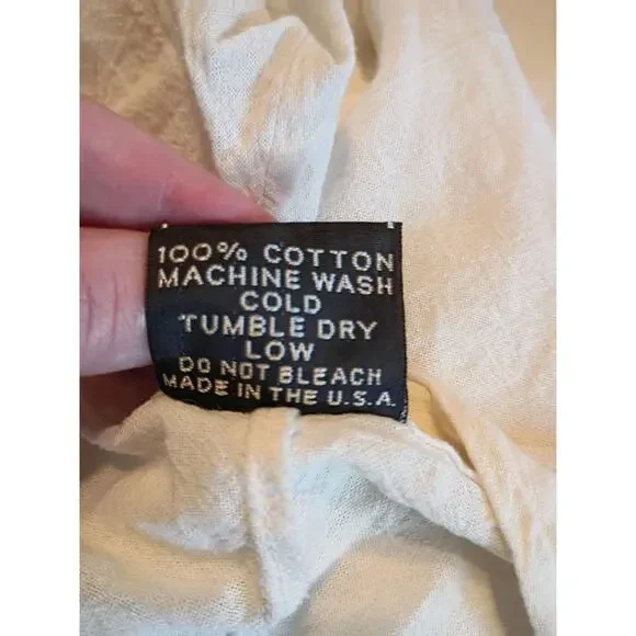 Yasa Gauzy Pants White Wide Leg Drawstring Sz L Beach Resortwear Pool - Picture 8 of 8